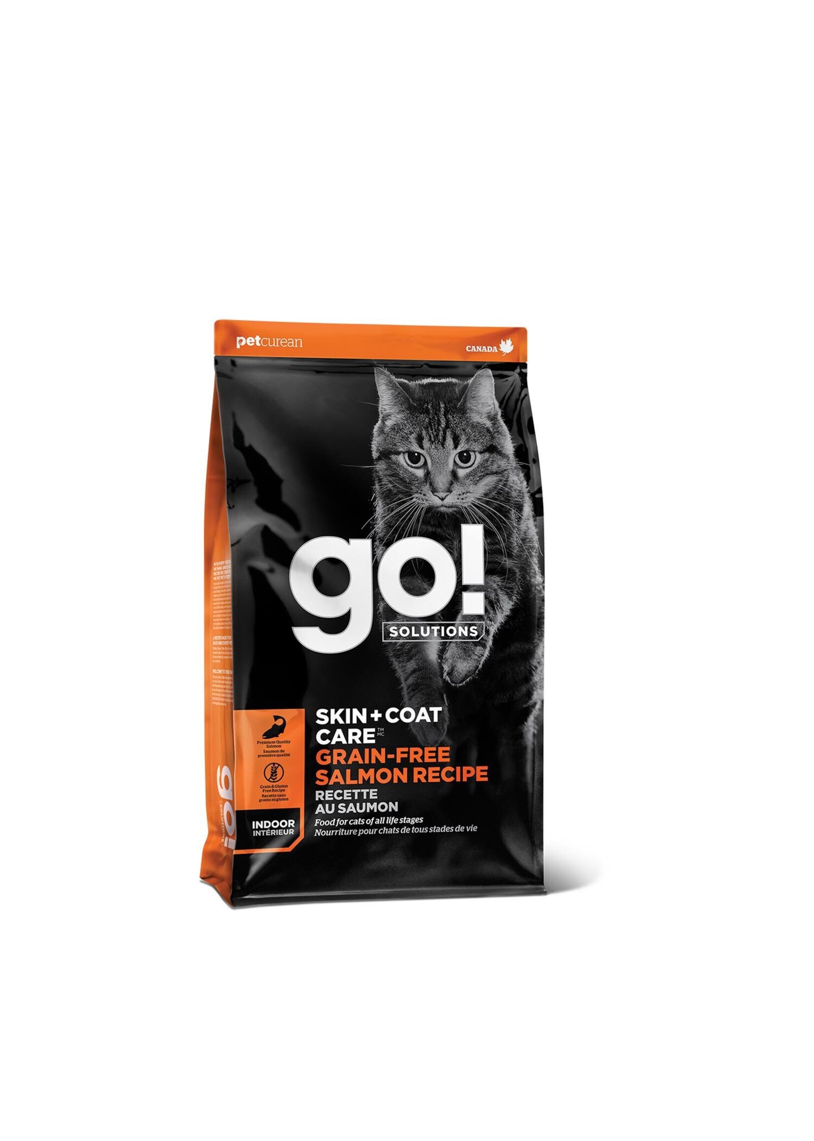 GO! SOLUTIONS GO SOLUTION CHAT PEAU ET PELAGE AU SAUMON SANS GRAINS