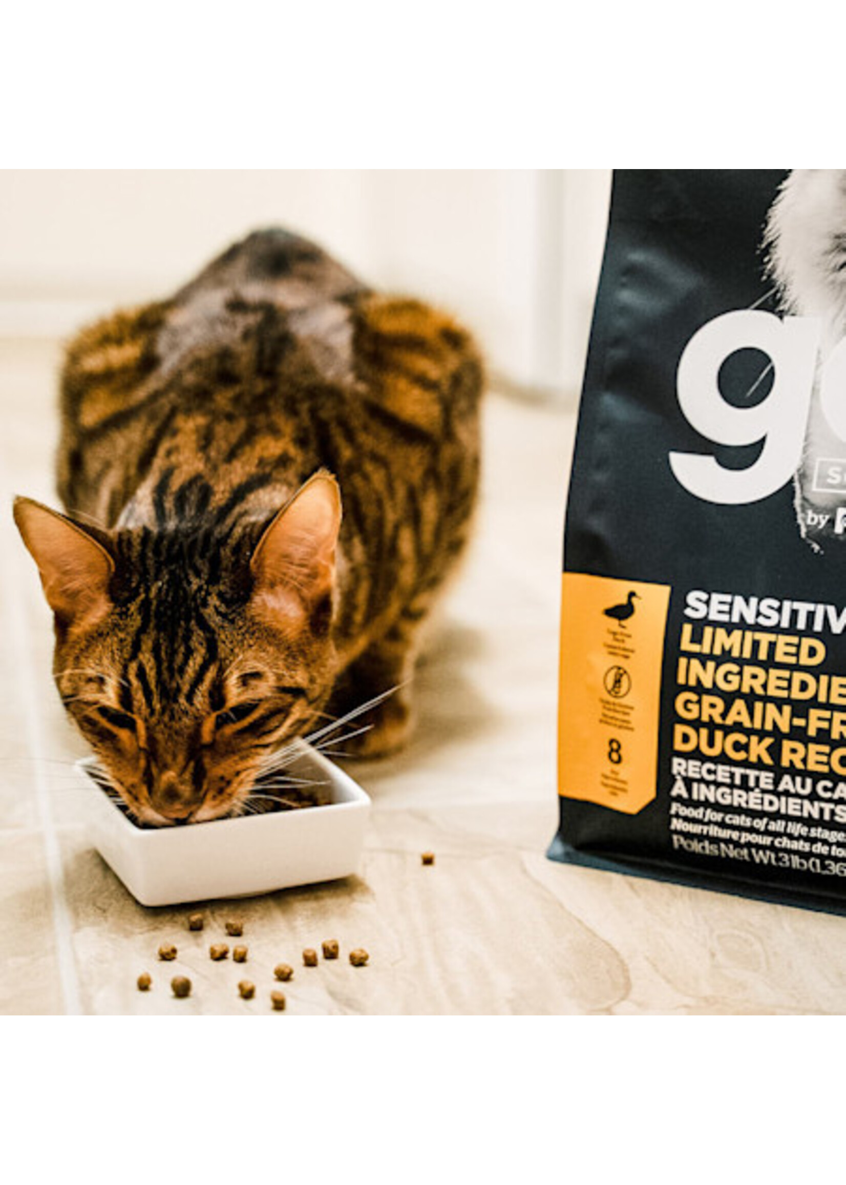 GO! SOLUTIONS GO SOLUTION SENSITIVE CHAT AU CANARD SANS GRAINS