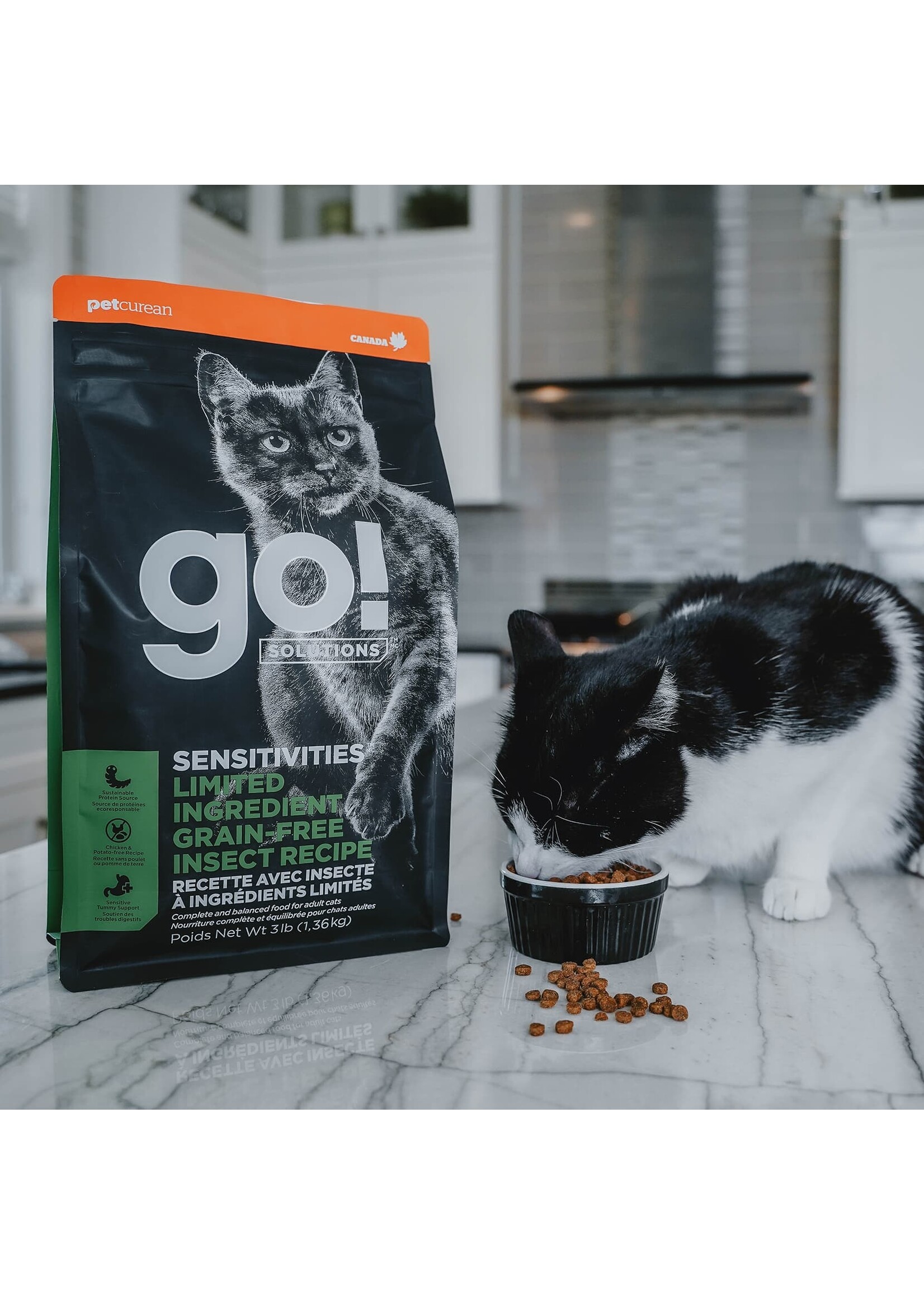 GO! SOLUTIONS GO SOLUTION SENSITIVE CHAT AU INSECTE SANS GRAINS