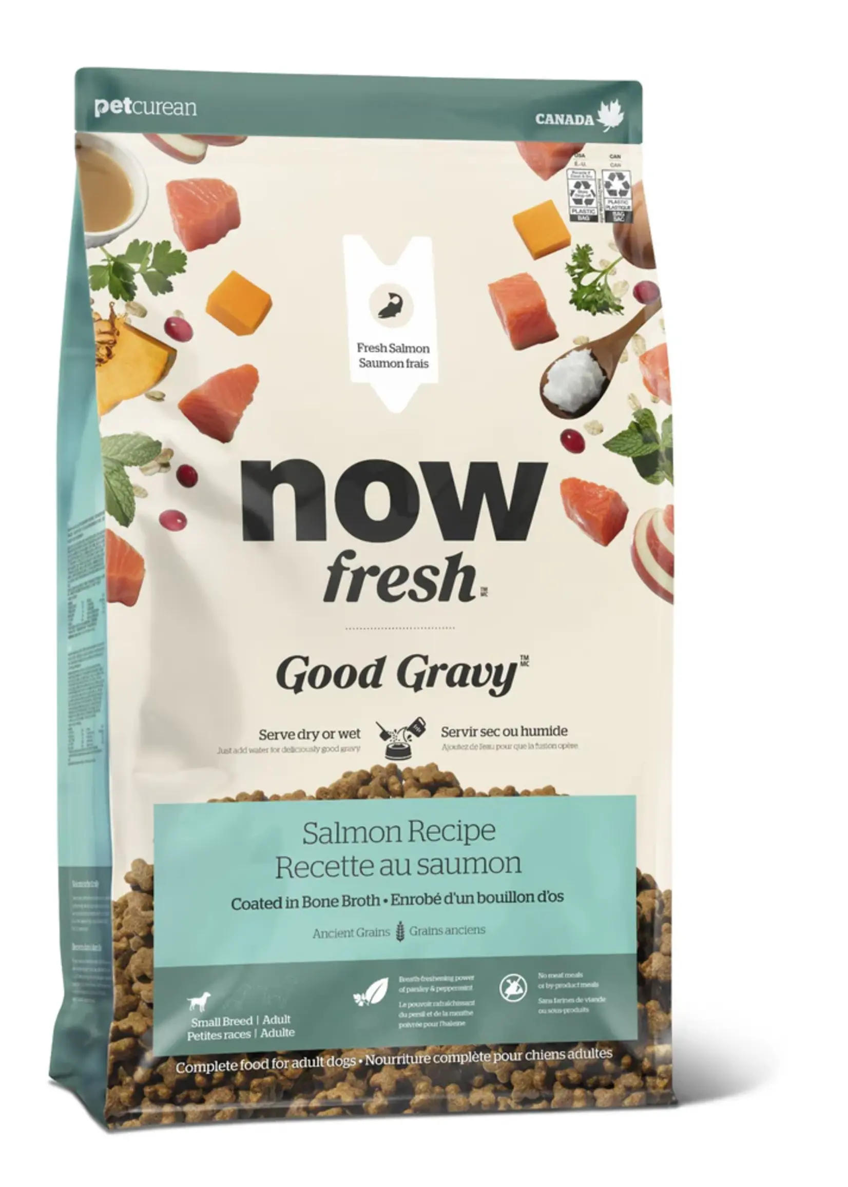 NOW FRESH NOW FRESH GOOD GRAVY GRAINS ANCIENS PETITE RACE 1.36 KG SAUMON