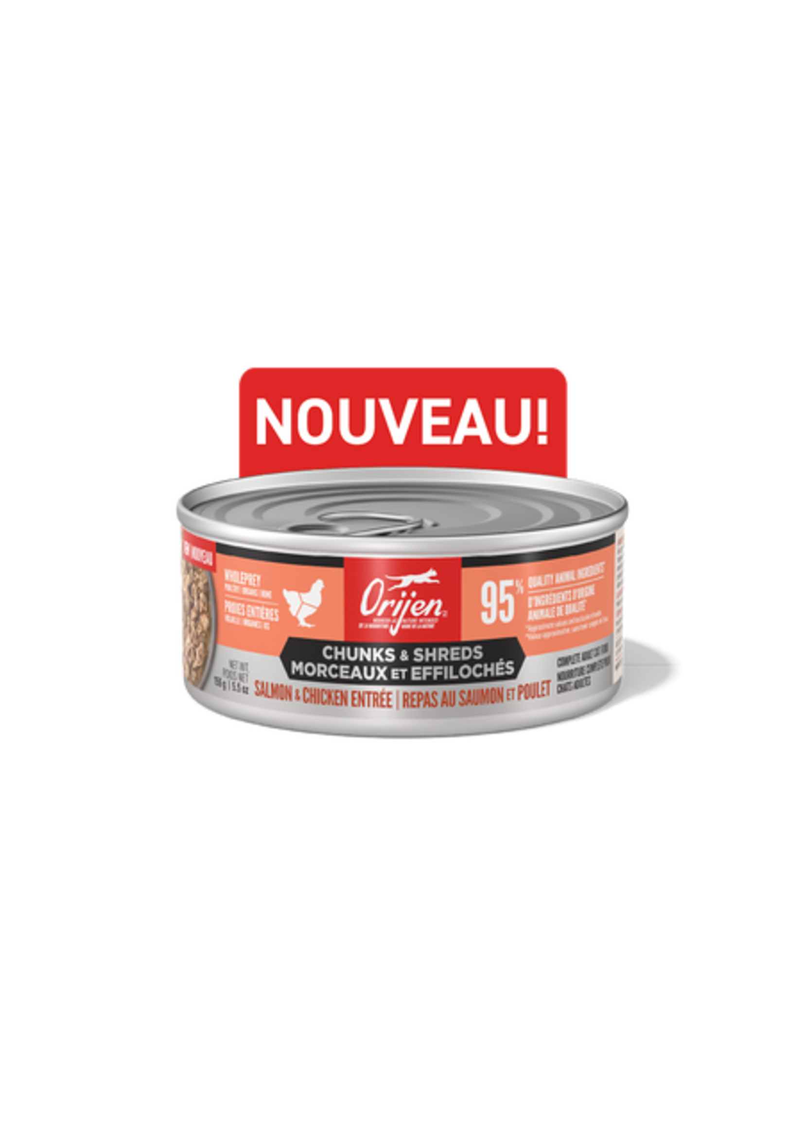 ORIJEN ORIJEN NOURRITURE HUMIDE CHAT REPAS AU SAUMON ET POULET 155G
