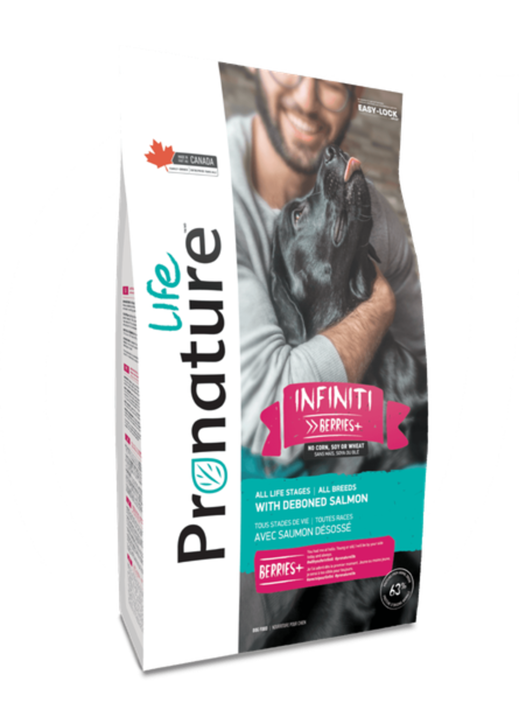 PRONATURE PRONATURE LIFE INFINI CHIEN POULET ET SAUMON