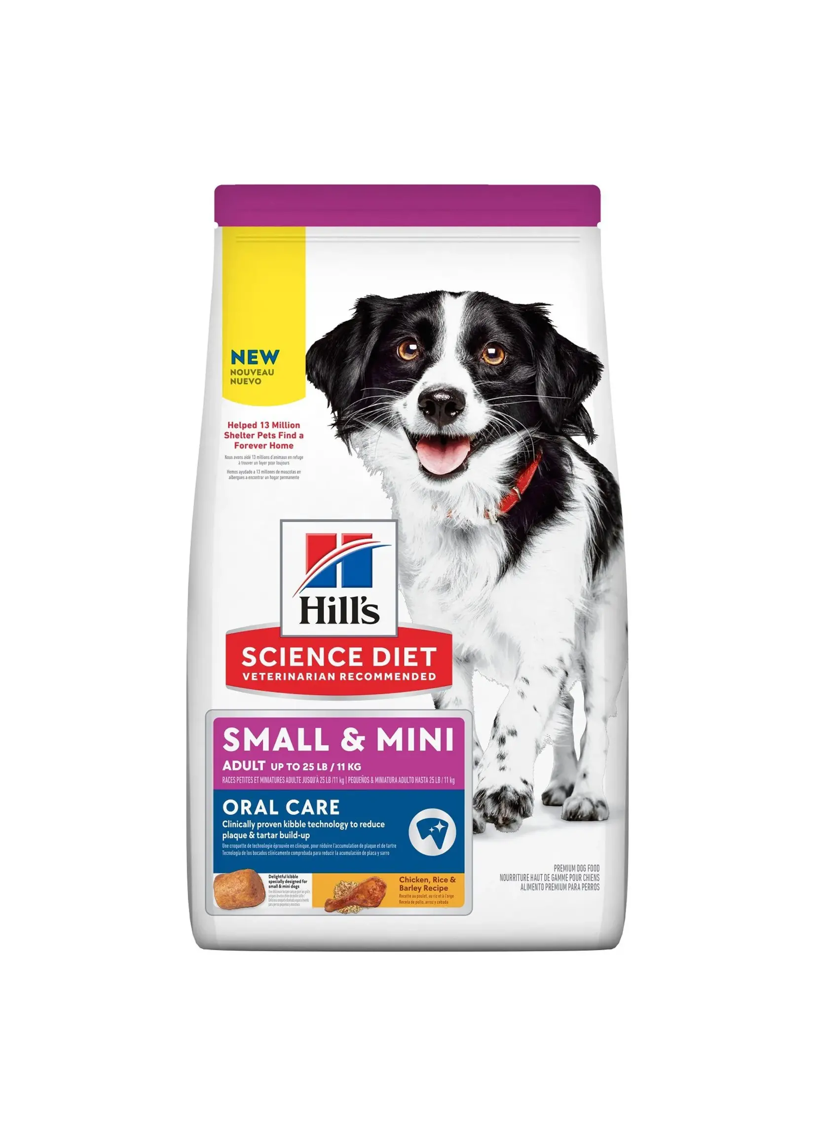 SCIENCE DIET SCIENCE DIET CHIEN PETITE RACE SOIN DENTAIRE AU POULET 4 LB