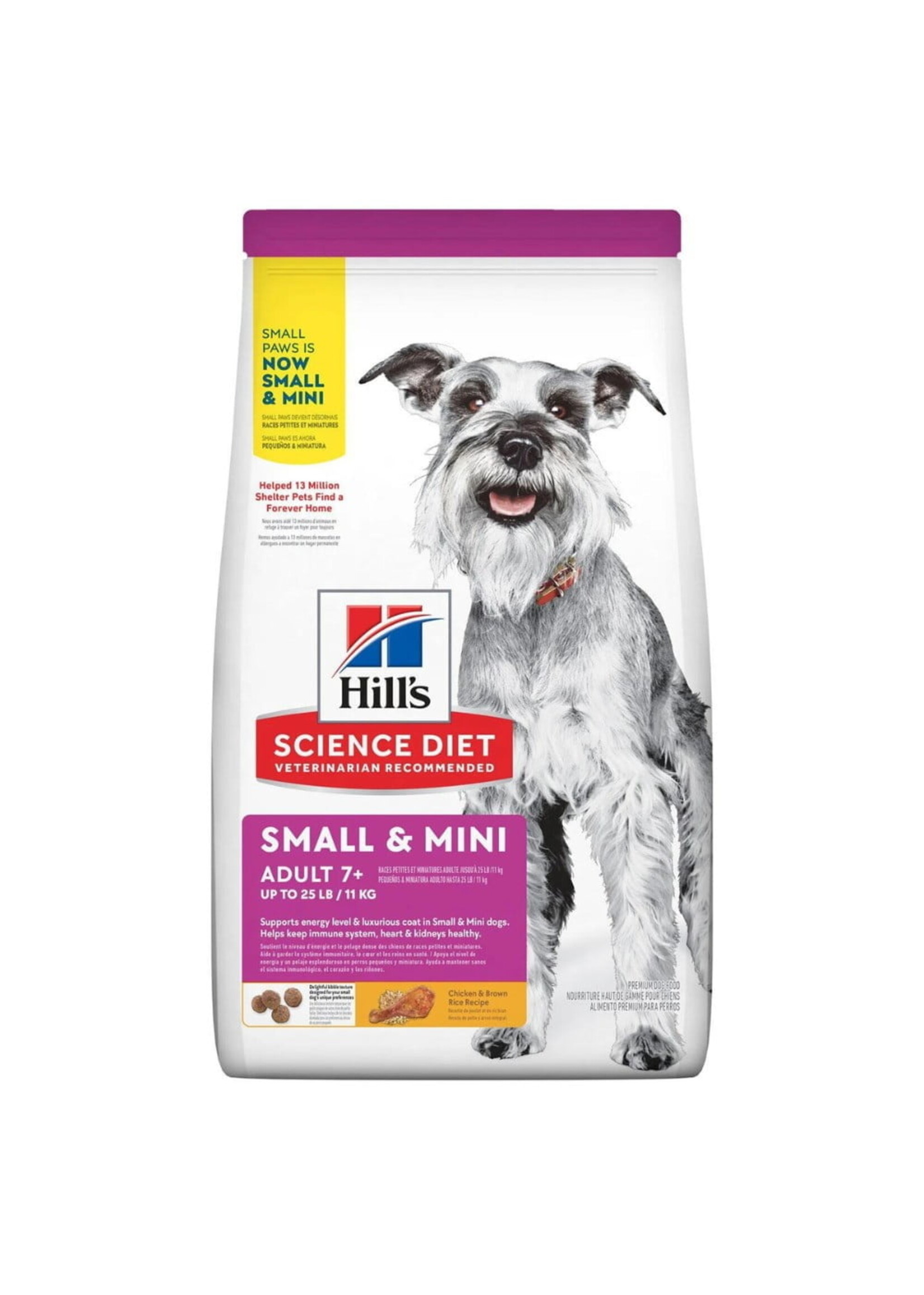 SCIENCE DIET SCIENCE DIET CHIEN SENIOR 7ANS + PETITE RACE 4.5 LBS
