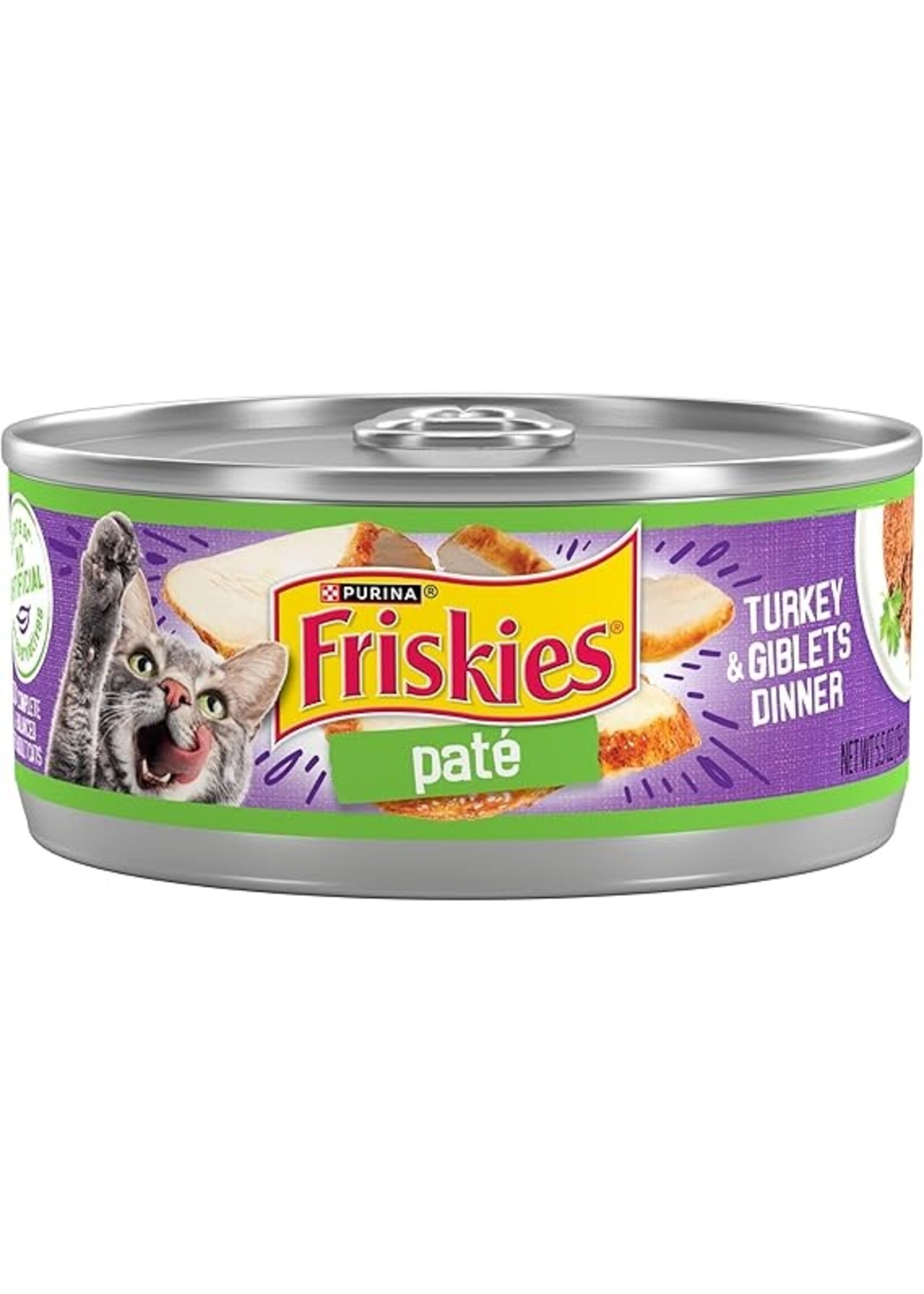 FRISKIES FRISKIES NOURRITURE HUMIDE PATE DINDE ET ABATTIS 156G