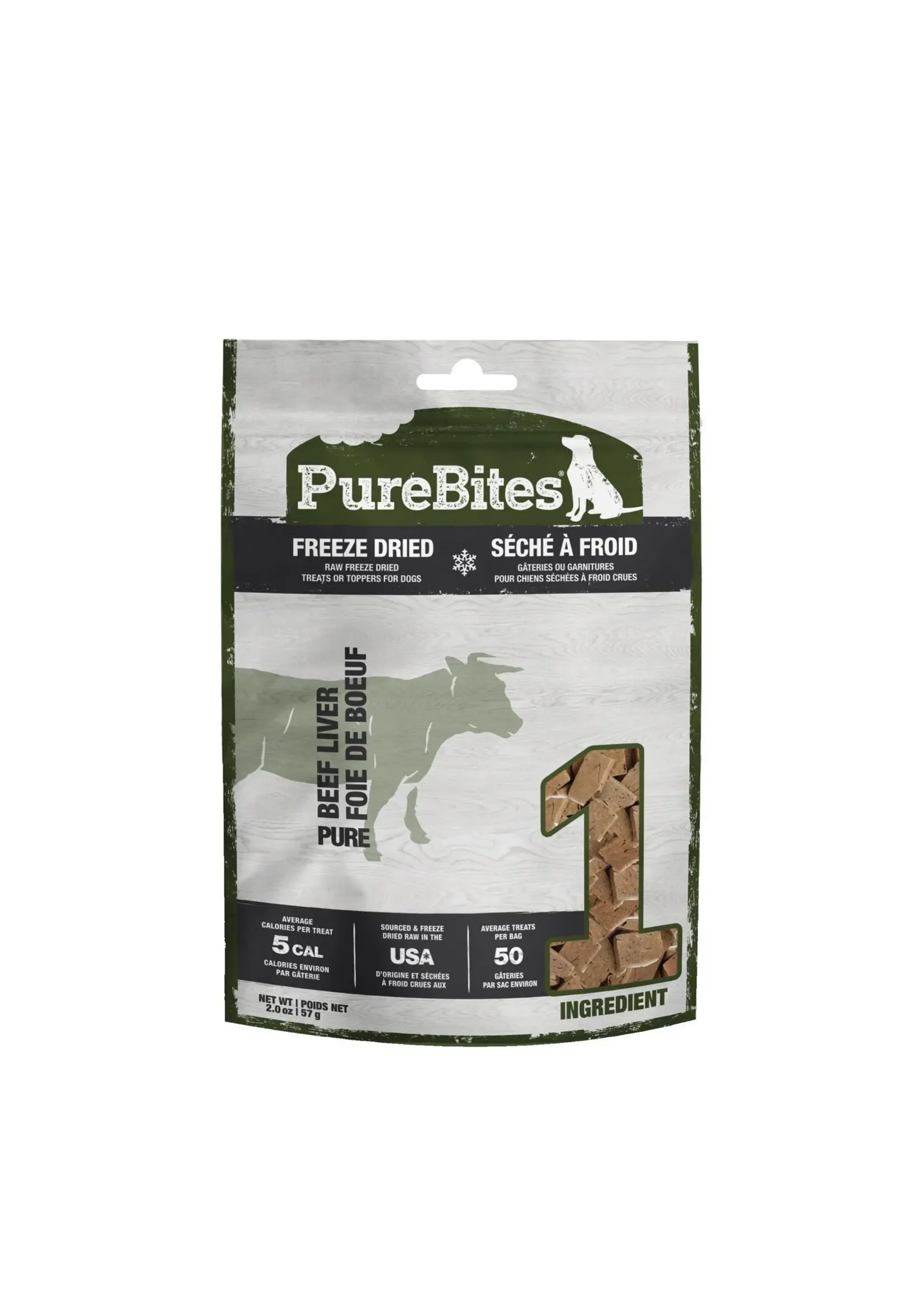PUREBITES PUREBITES GATERIE POUR CHIEN FOIE DE BOEUF