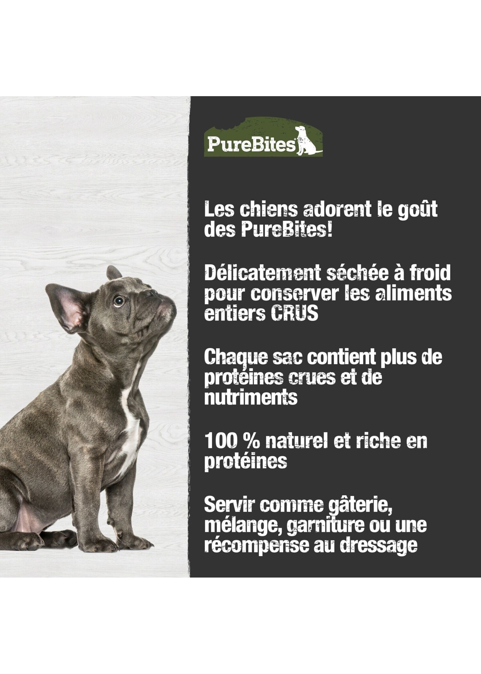 PUREBITES PUREBITES GATERIE POUR CHIEN FOIE DE BOEUF
