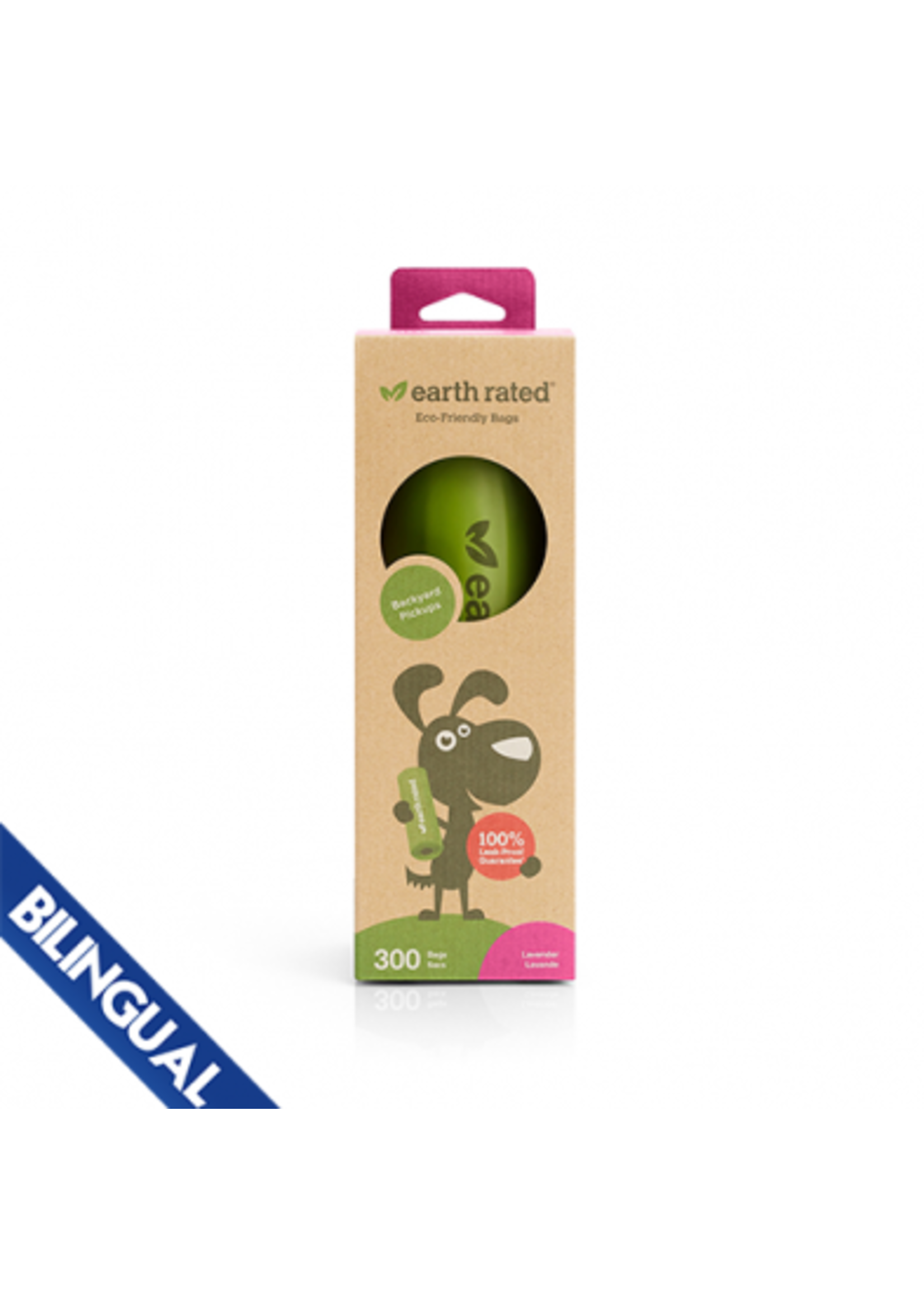 EARTH RATED EARTH RATED 21 ROULEAUX BIODEGRADABLE POIGNÉE 300