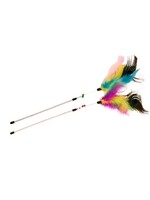 BUD'Z BUD'Z CHAT JOUET PLUMEAU MULTICOLORE