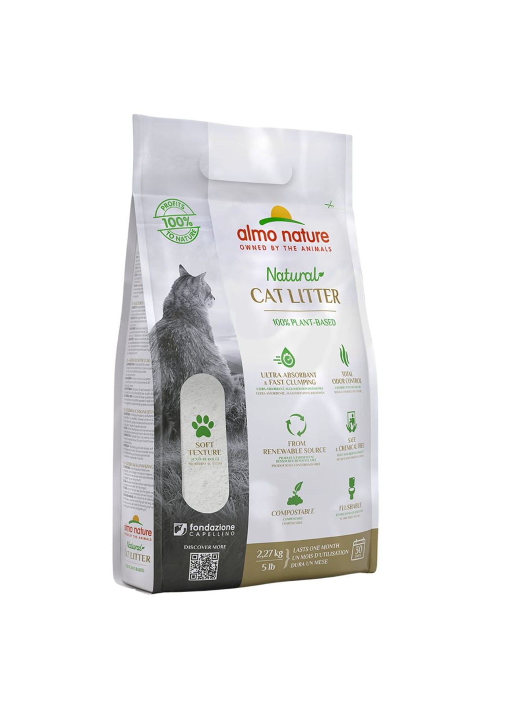 ALMO NATURE LITIERE COMPOSTABLE TAPIOCA