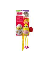 KONG KONG  POUR CHAT JOUET SCRATTLES POULET PQT 2