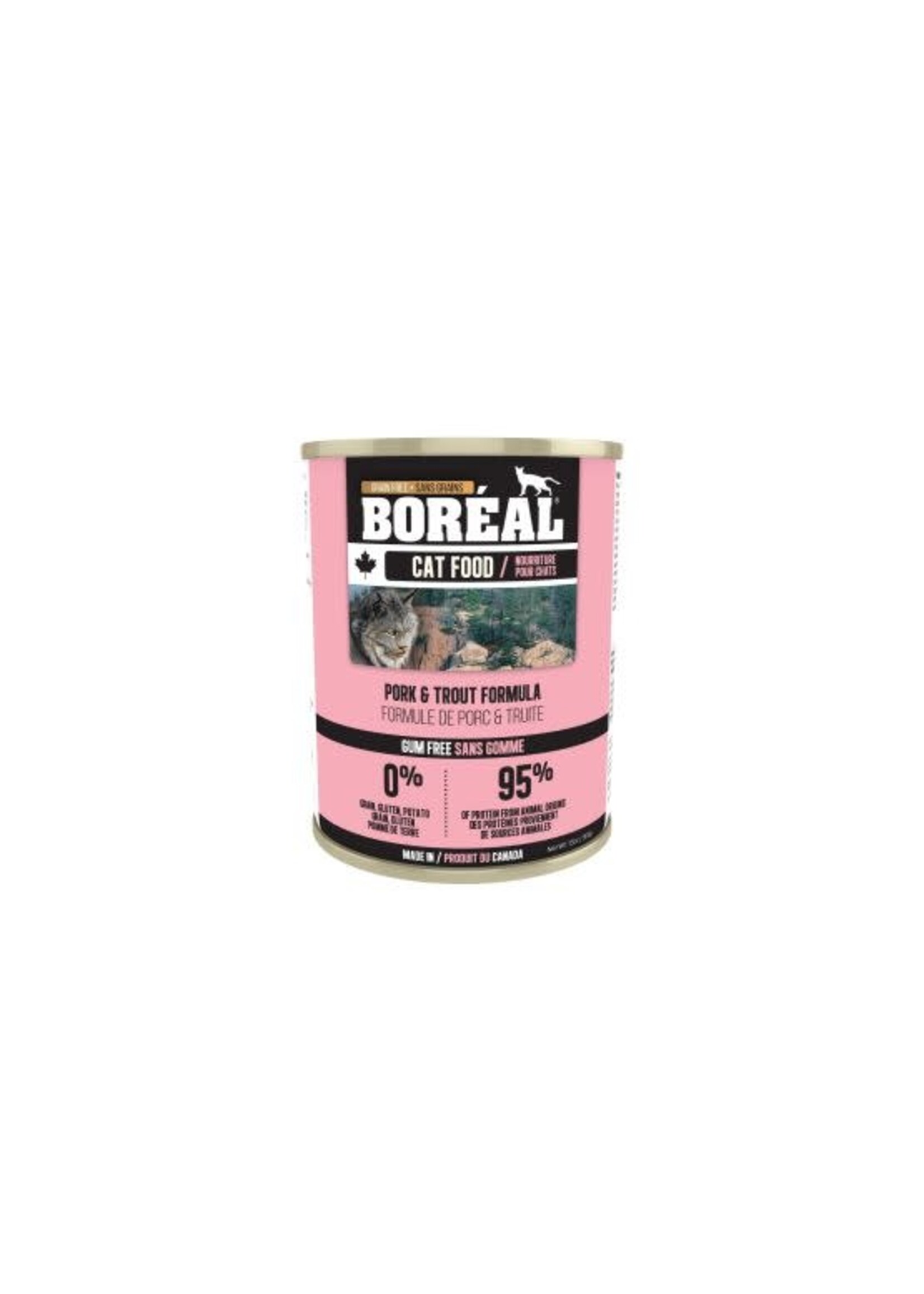 BOREAL BOREAL CONSERVE POUR CHAT AU PORC ET TRUITE 369 G