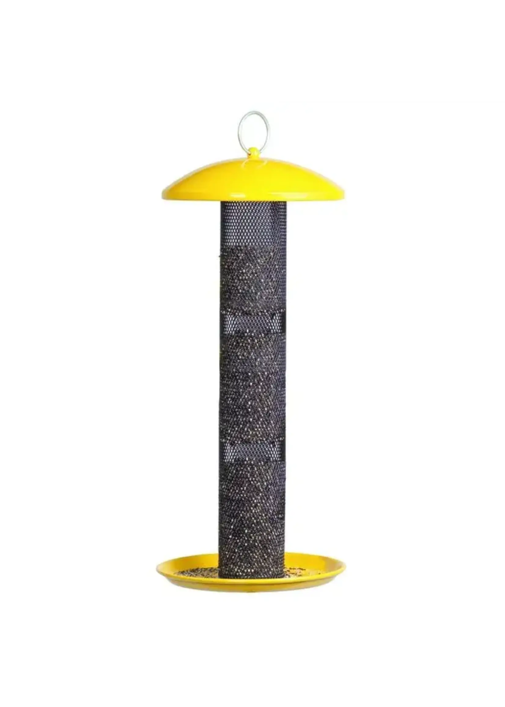 PERKY-PET PERKY PET MANGEOIRE MÉTAL CHARDON AVEC PLATEAU JAUNE CAP. 1.5LB