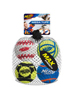 NERF DOG BALLES DE SPORT MOYENNE PQT 4