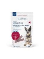 ANIMORA ANIMORA BATONNETS DENTAIRE AU CANNEBERGE MOYEN CHIEN PQT 24