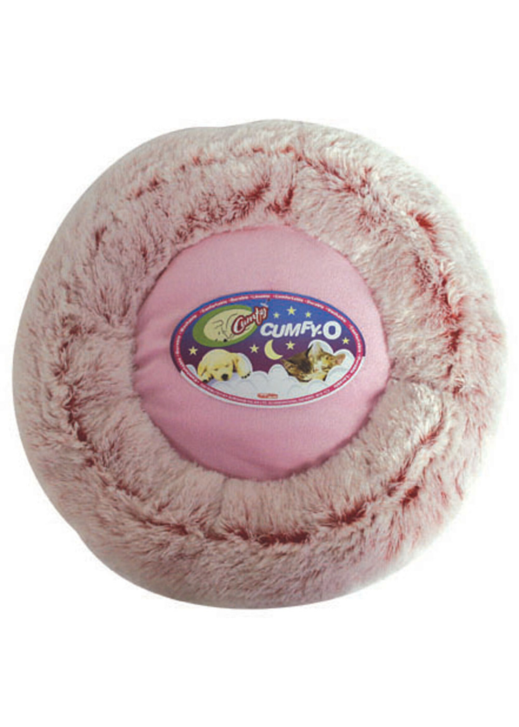 CUMFY O'S ULTRA SOFT PET BED - 17'' ROSE