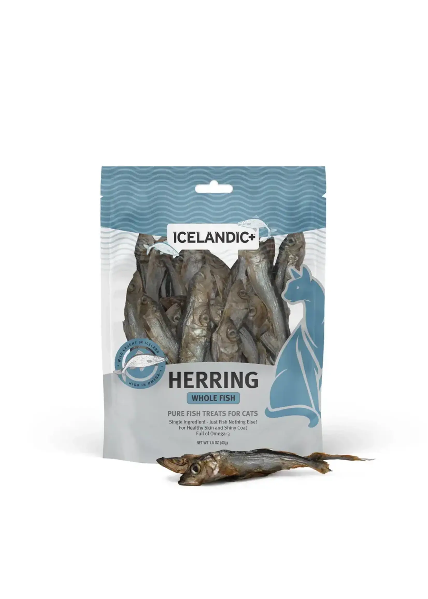 ICELANDIC+ POISSON GATERIE POUR CHAT - HARENG ENTIER 1.5 OZ