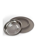 MESSY CATS BOL INOX SIMPLE BASE SILICONE GRIS
