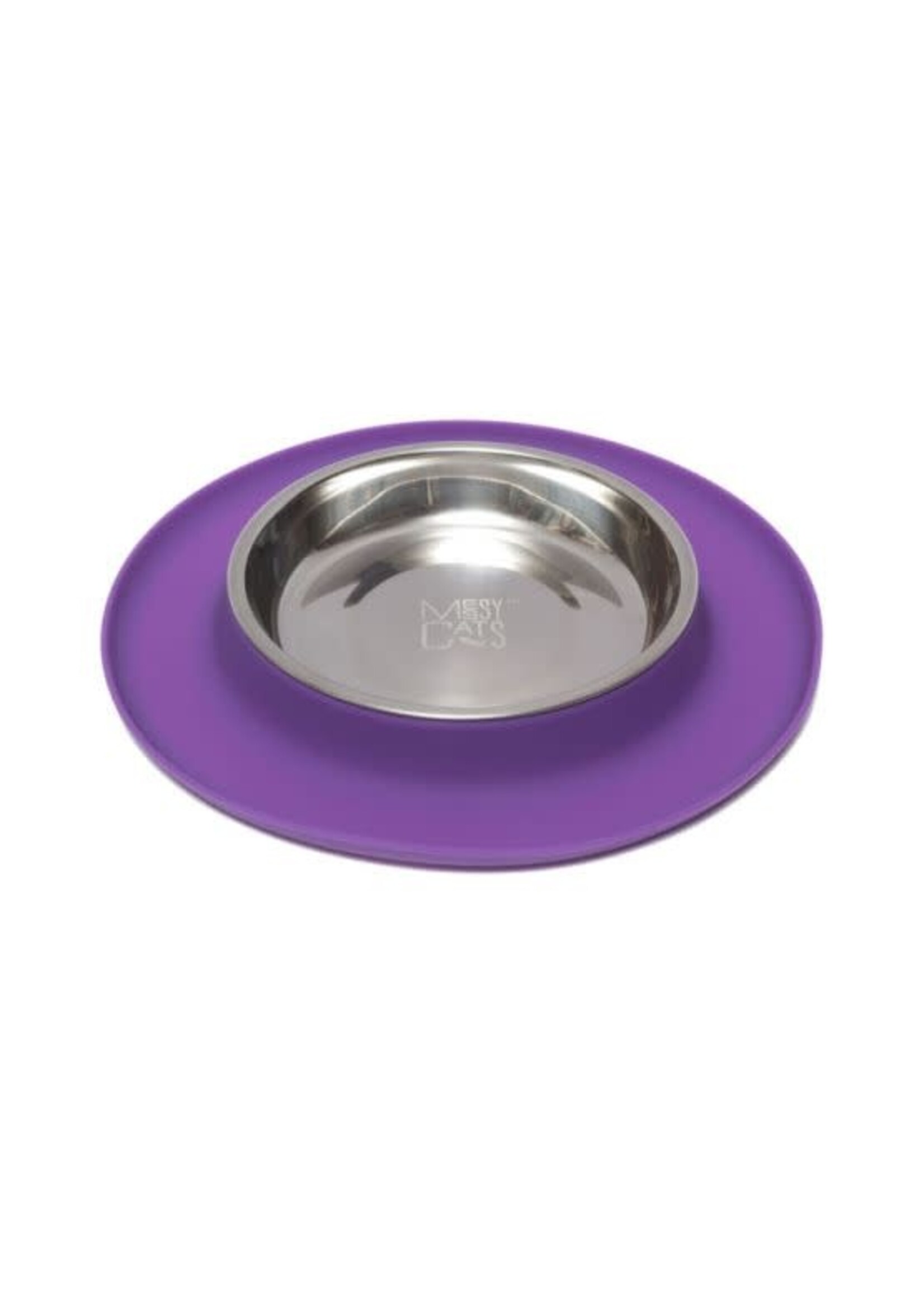 MESSY CATS BOL INOX SIMPLE BASE SILICONE MAUVE