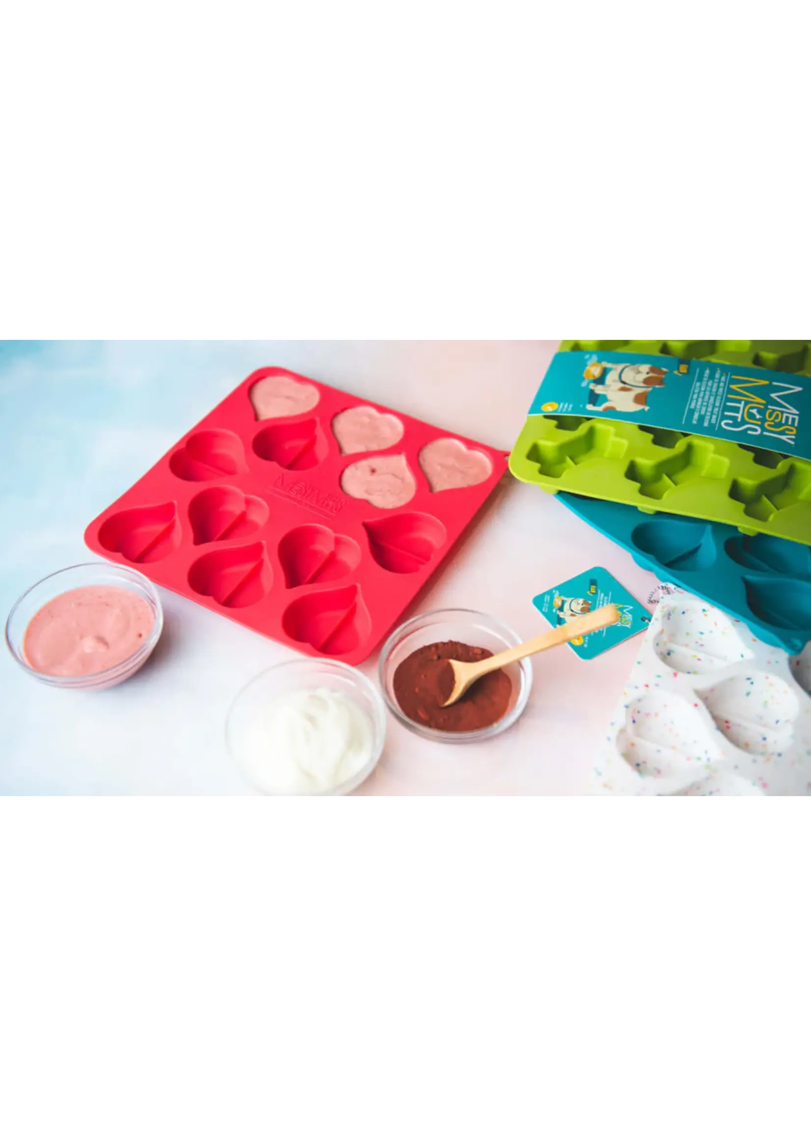 MESSY MUTTS MOULE A BISCUITS CUIRE CONGELER CONFETTI PQT 1