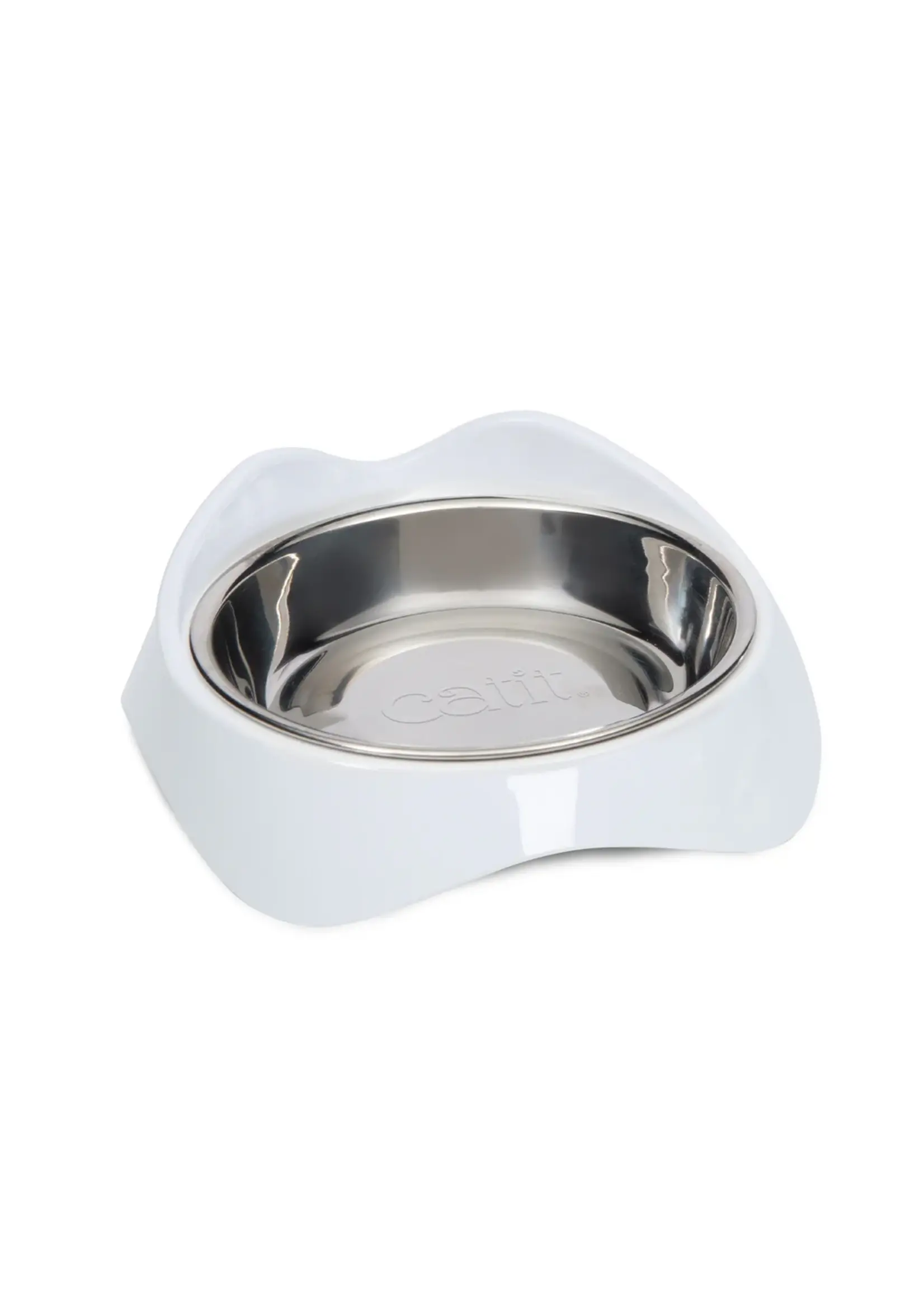 CATIT CATIT PIXI BOL POUR CHAT SIMPLE BLANC