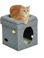 MW CURIOUS CAT CUBE GRIS A MOTIFS