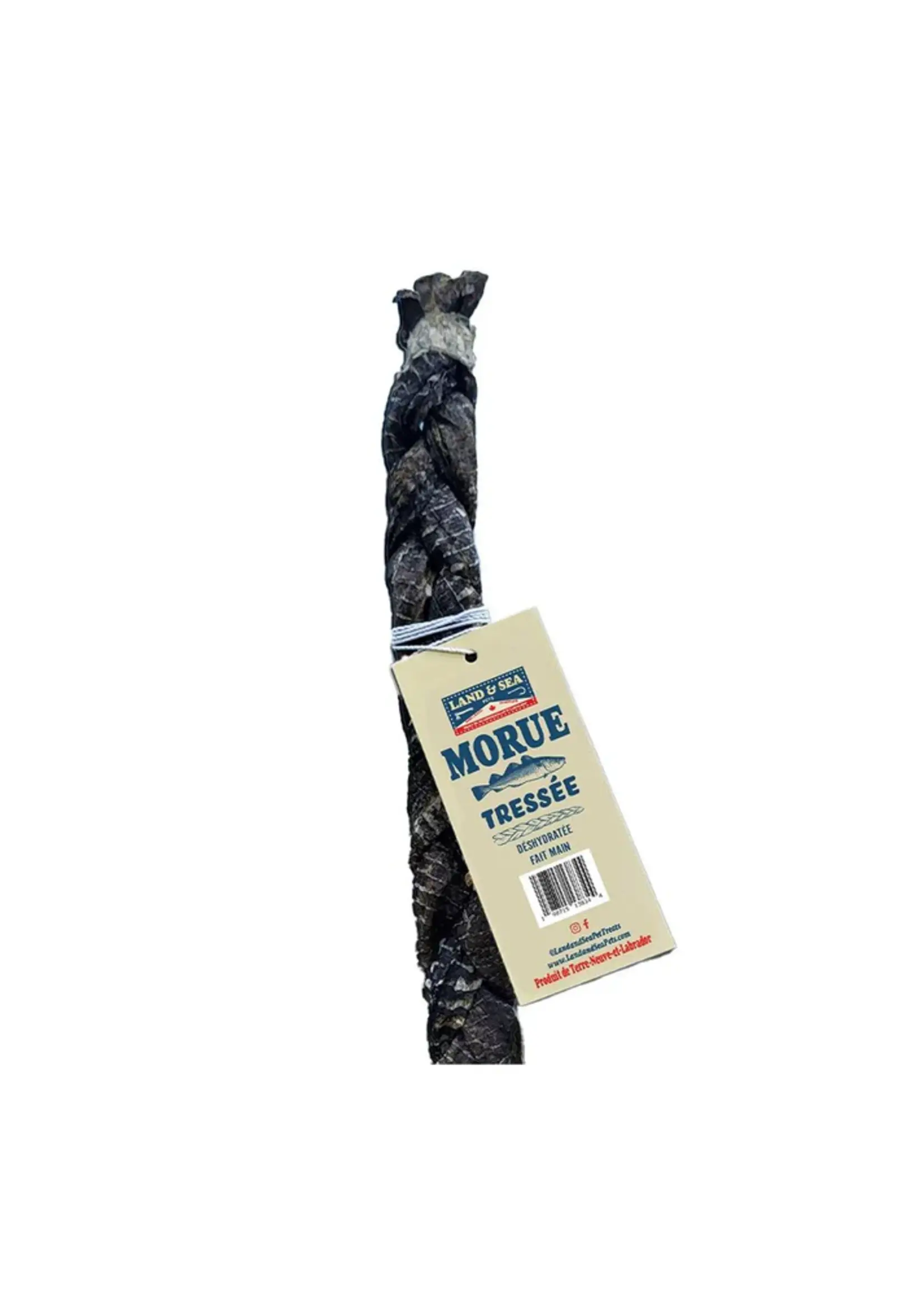 LAND & SEA GATERIES POUR CHIEN PEAU DE MORUE SÉCHÉE 12" ( 1  )