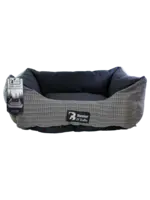 BAXTER & BELLA CORBEILLE GRIS SMALL 19X15X7''