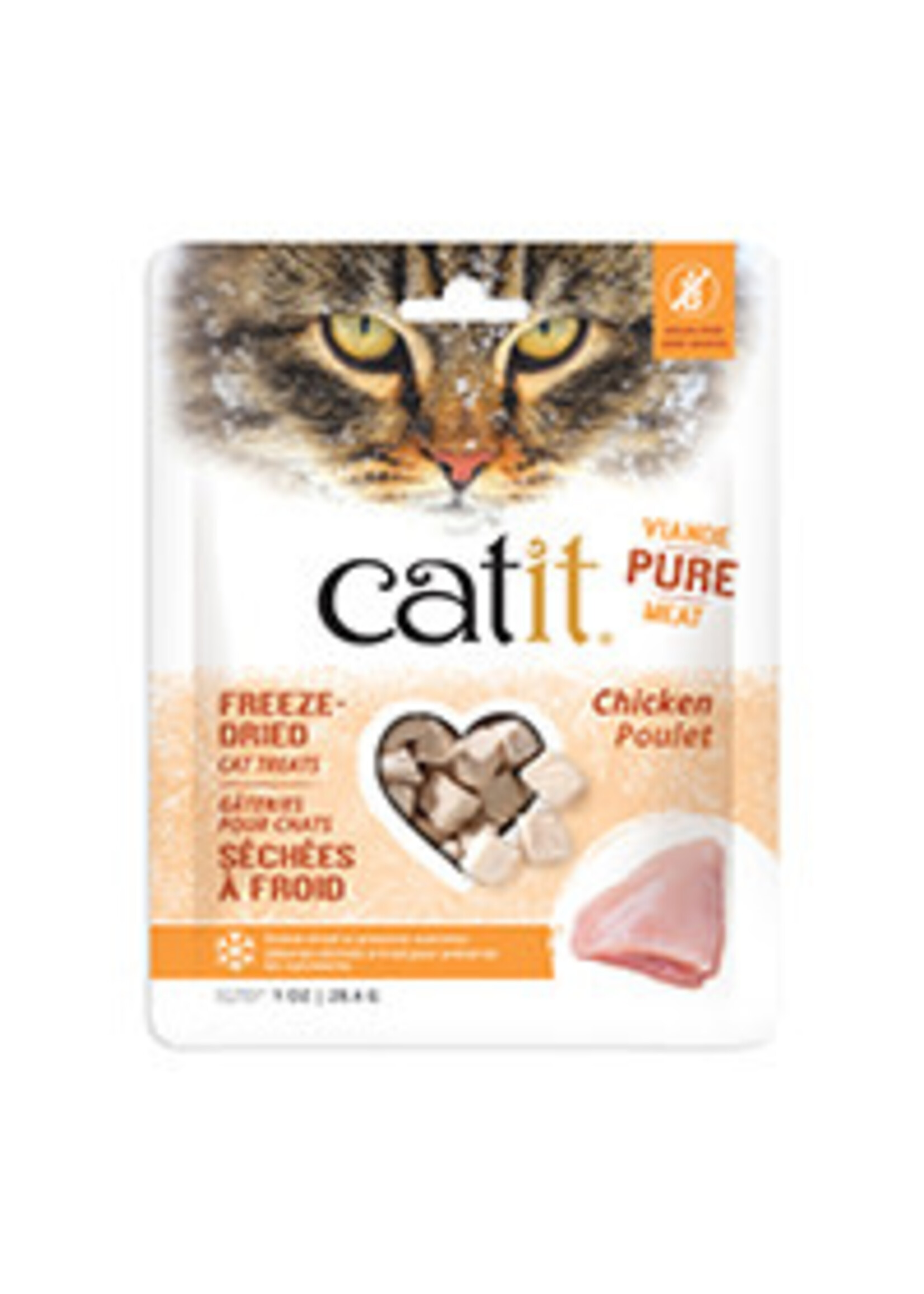 CATIT CATIT GATERIE SÉCHÉE A FROID AU POULET 28.6 G