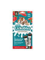 LIVING WORLD LIVING WORLD GATERIE POUR RONGEUR LICKABLE FRAISE 5 TUBES/10G