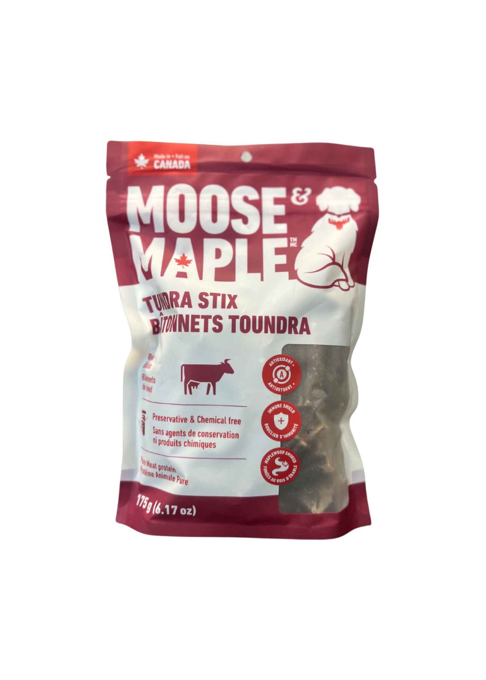 MOOSE & MAPLE MOOSE & MAPLE GÂTERIE POUR CHIENS BÂTONNETS TOUNDRA AU BOEUF