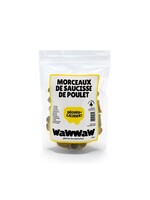 WAWWAW WAWWAW GATERIE CHIEN MORCEAUX DE SAUCISSE DE POULET EN SAC DE 250 G