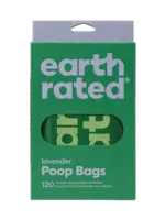 EARTH RATED EARTH RATED 21 ROULEAUX BIODEGRADABLE LAVANDE NON PARFUMÉ POIGNÉE 120