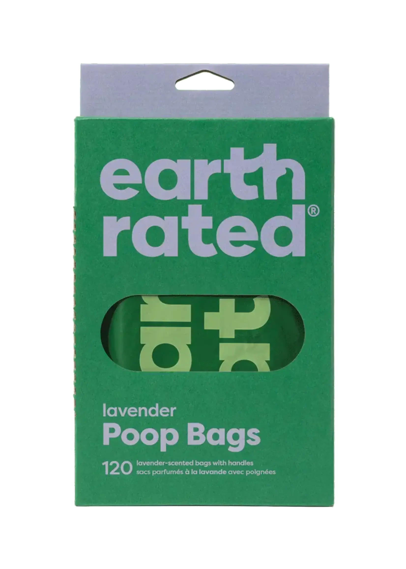 EARTH RATED EARTH RATED 21 ROULEAUX BIODEGRADABLE LAVANDE NON PARFUMÉ POIGNÉE 120