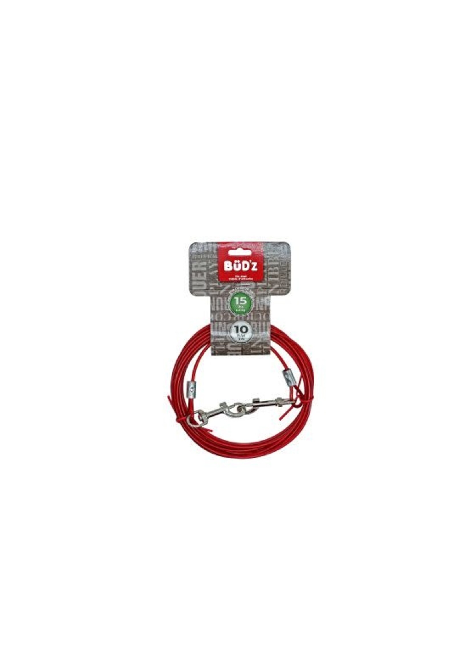 BUD'Z BUD'Z CABLE D ATTACHE JUSQU'A 15 LBS