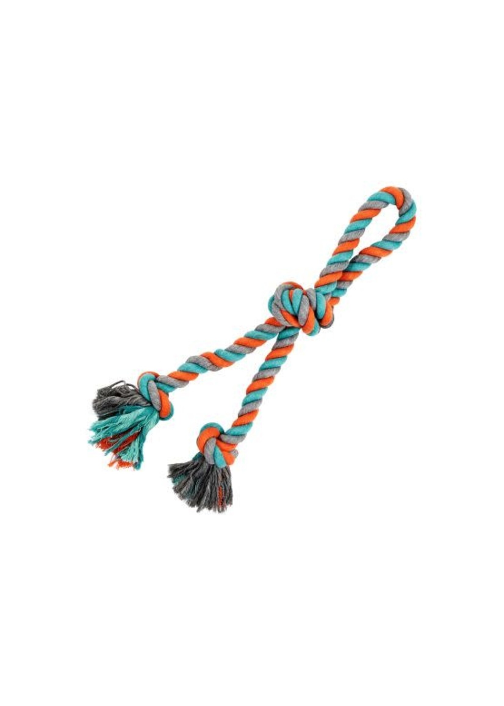 BUD'Z BUD'Z JOUET DE CORDE DOUBLE AVEC 3 NOEUDS LARGE 23.5''