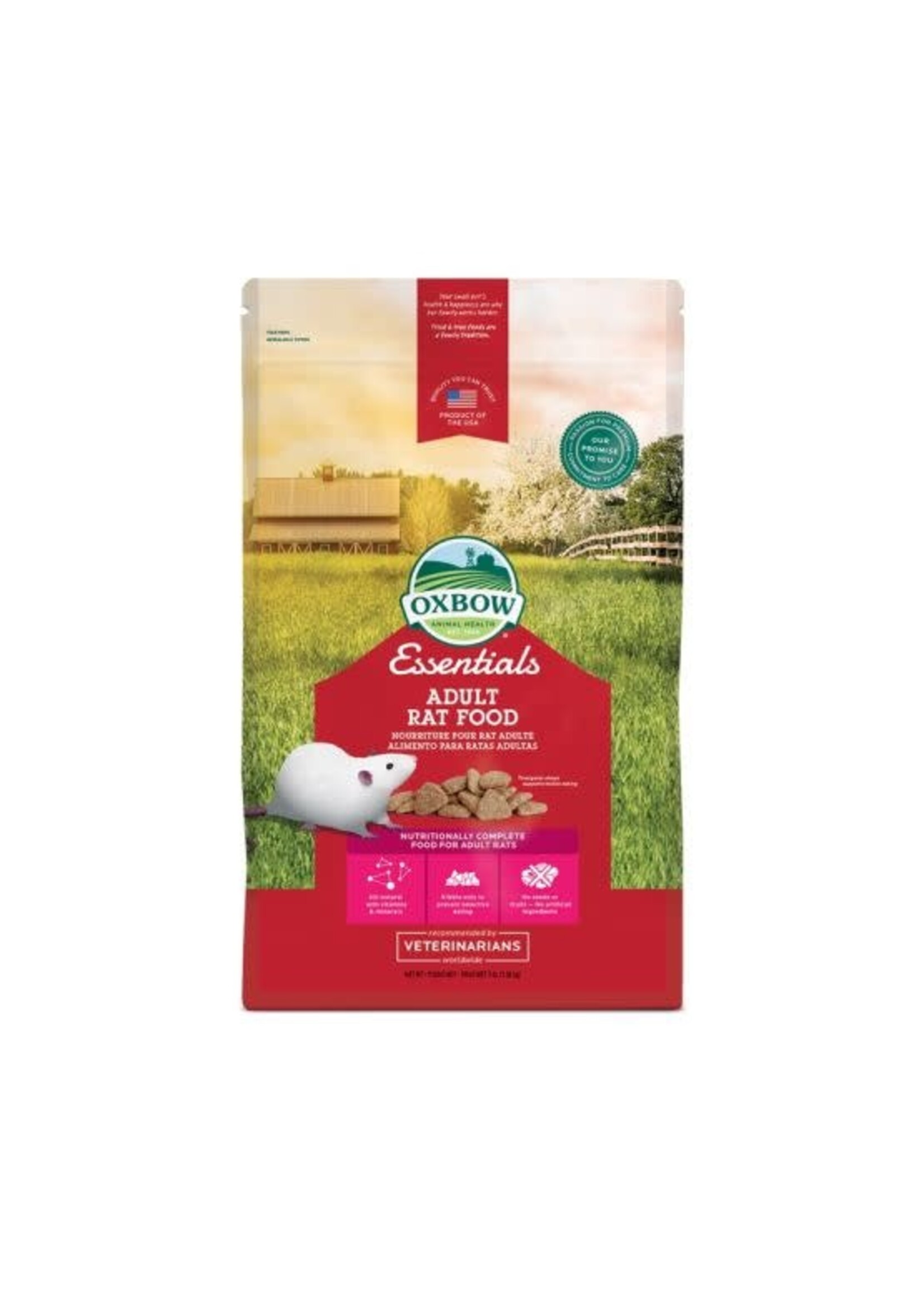 OXBOW OXBOW ESEENTIEL NOURRITURE POUR RAT 3 LBS