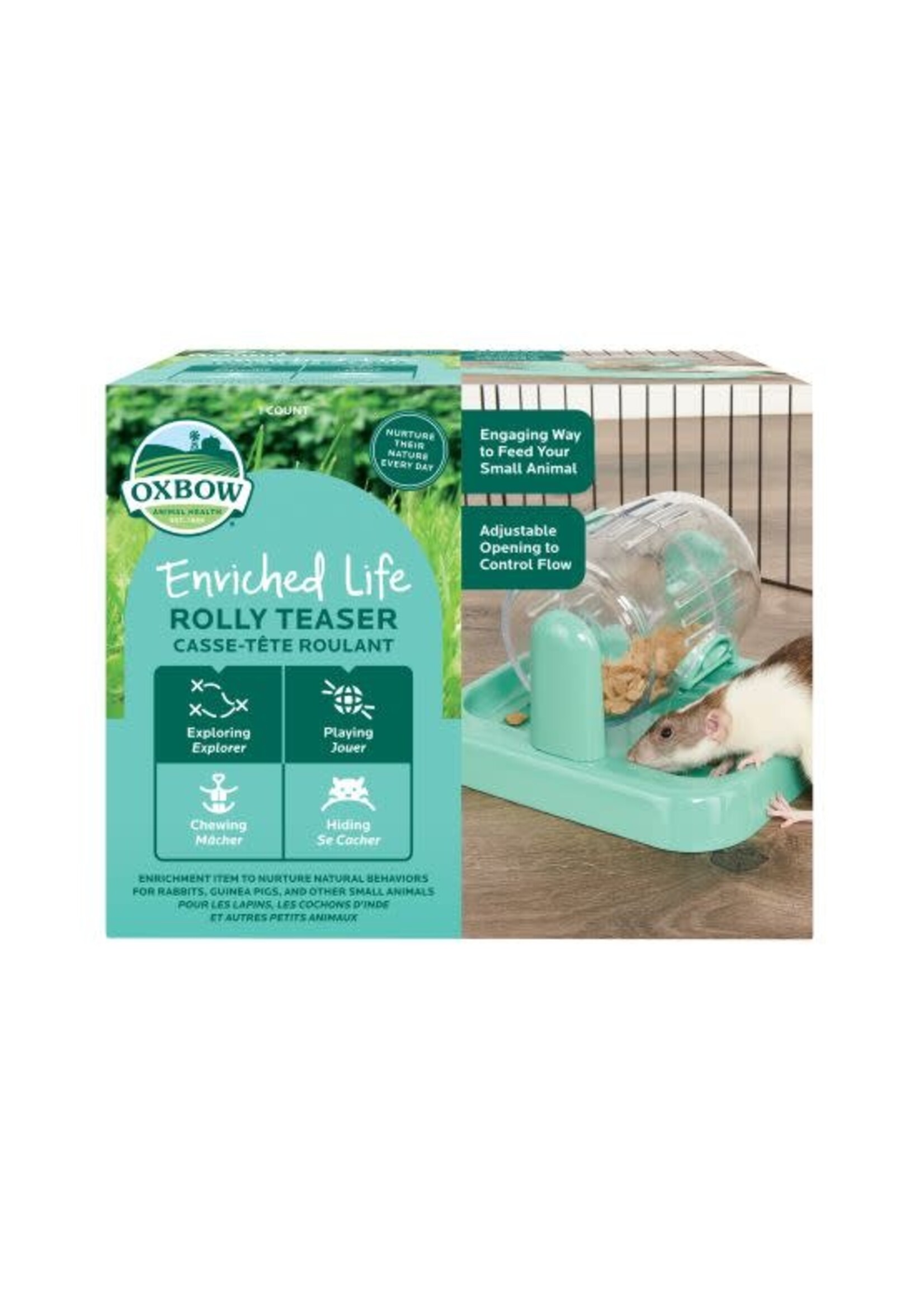 OXBOW OXBOW JEU EXERCISE RONGEUR CASSE TETE ROULE DISTRIBUTEUR