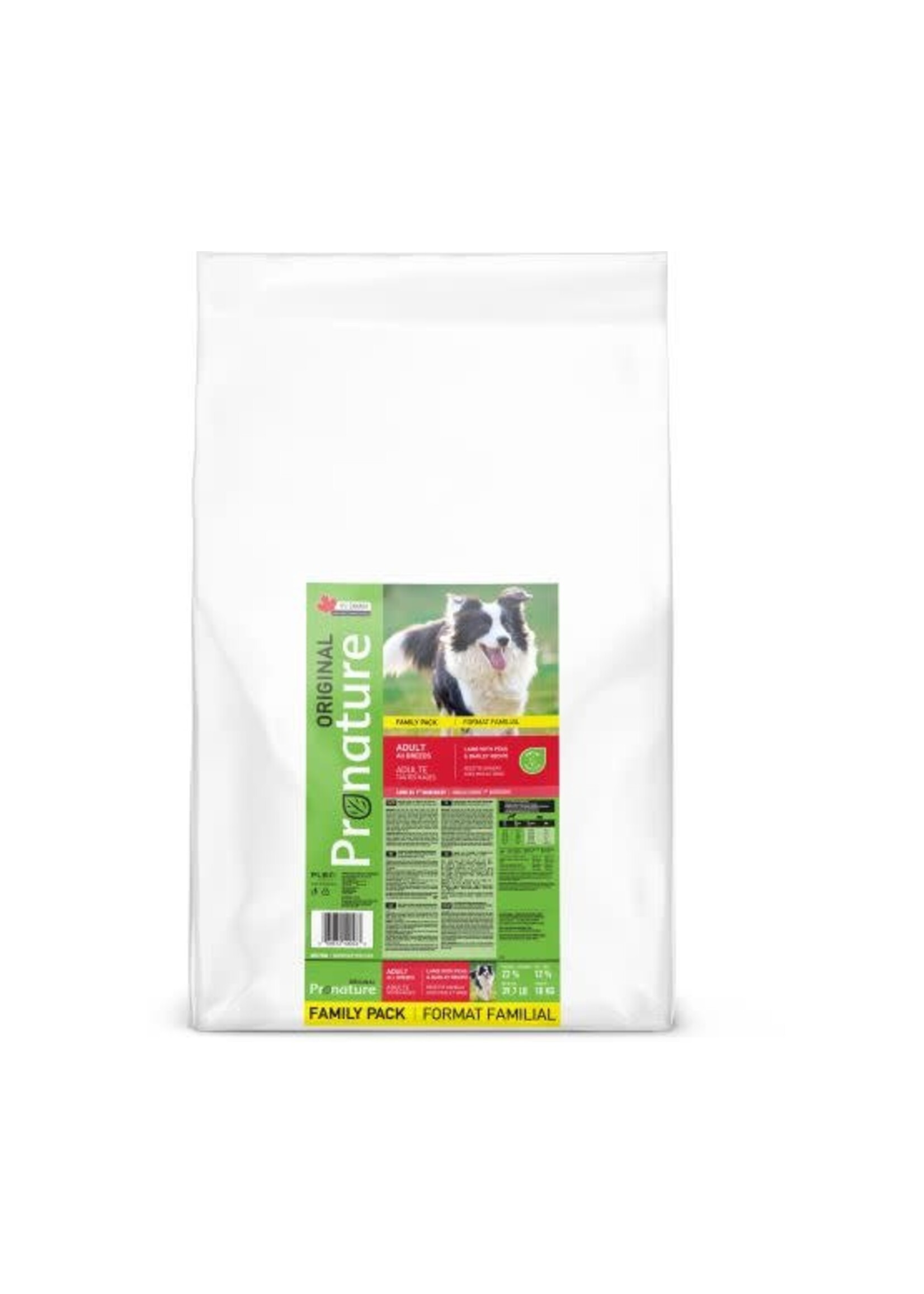 PRONATURE PRONATURE CHIEN RECETTE AVEC AGNEAU