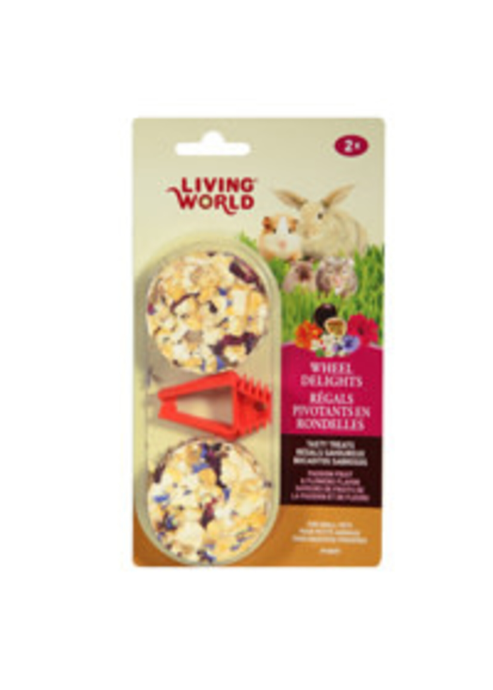LIVING WORLD LIVING WORLD RÉGAL EN ROND FRUITS ET FLEURS 68 G PQT 2