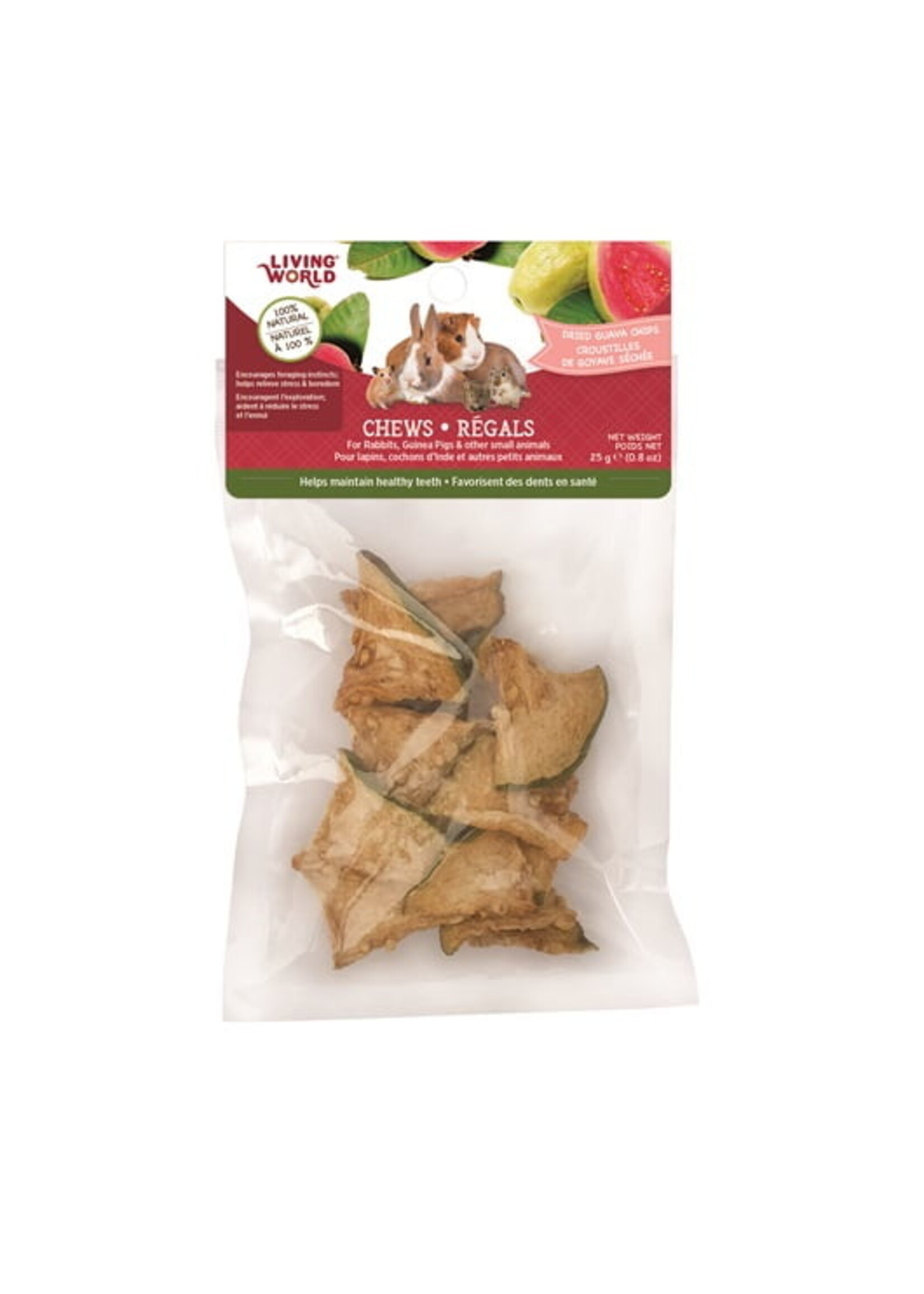 LIVING WORLD LIVING WORLD RÉGALS A MACHER CROUSTILLES DE GOYAVES 25 G