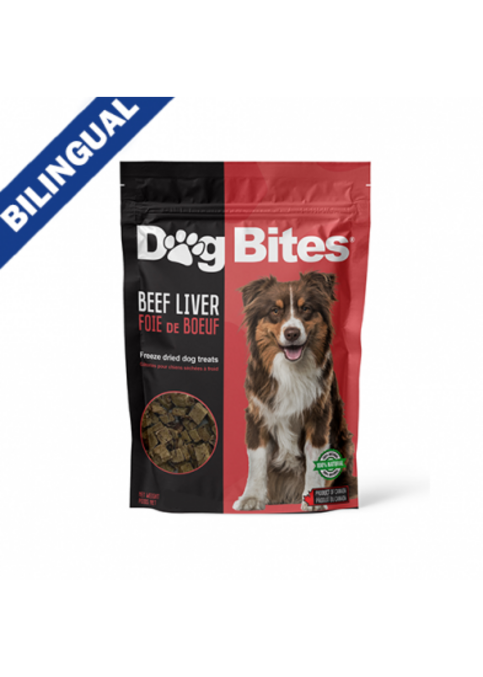 DOG BITE GATERIE POUR CHIEN FOIE DE BOEUF