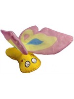 DUCKY WORLD JOUET D'HERBE A CHAT PAPILLON MAUVE