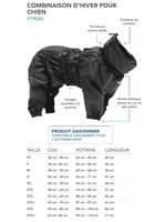 PAWTEK PAWTEK COMBINAISON D'HIVER NOIR