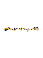 BUD'Z BUD'Z JOUET POUR CHIEN CORDE 5 NOEUDS BLEU ET JAUNE 90 CM