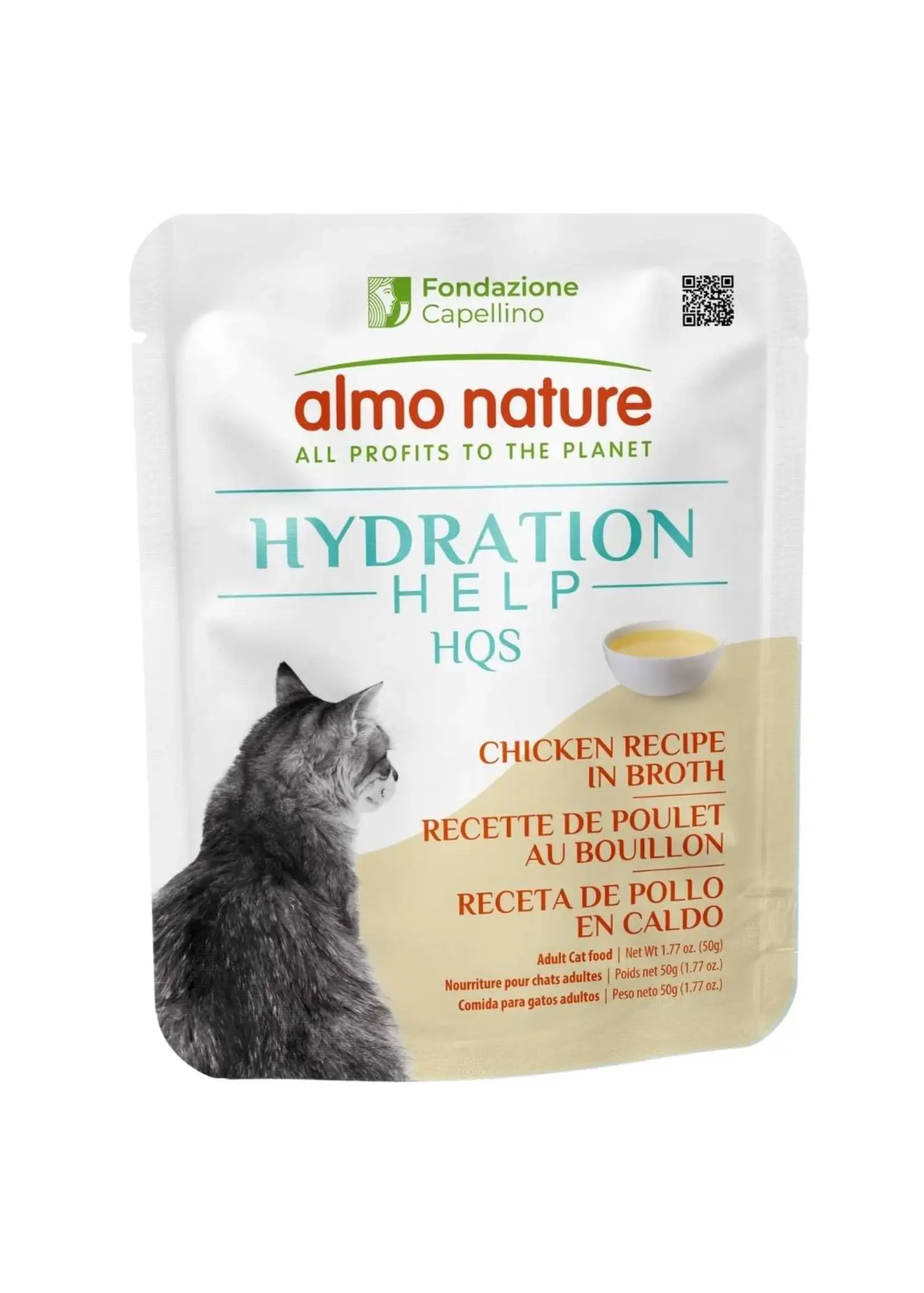 ALMO NATURE ALMO NATURE HQS HYDRATION HELP POUR CHAT 50G