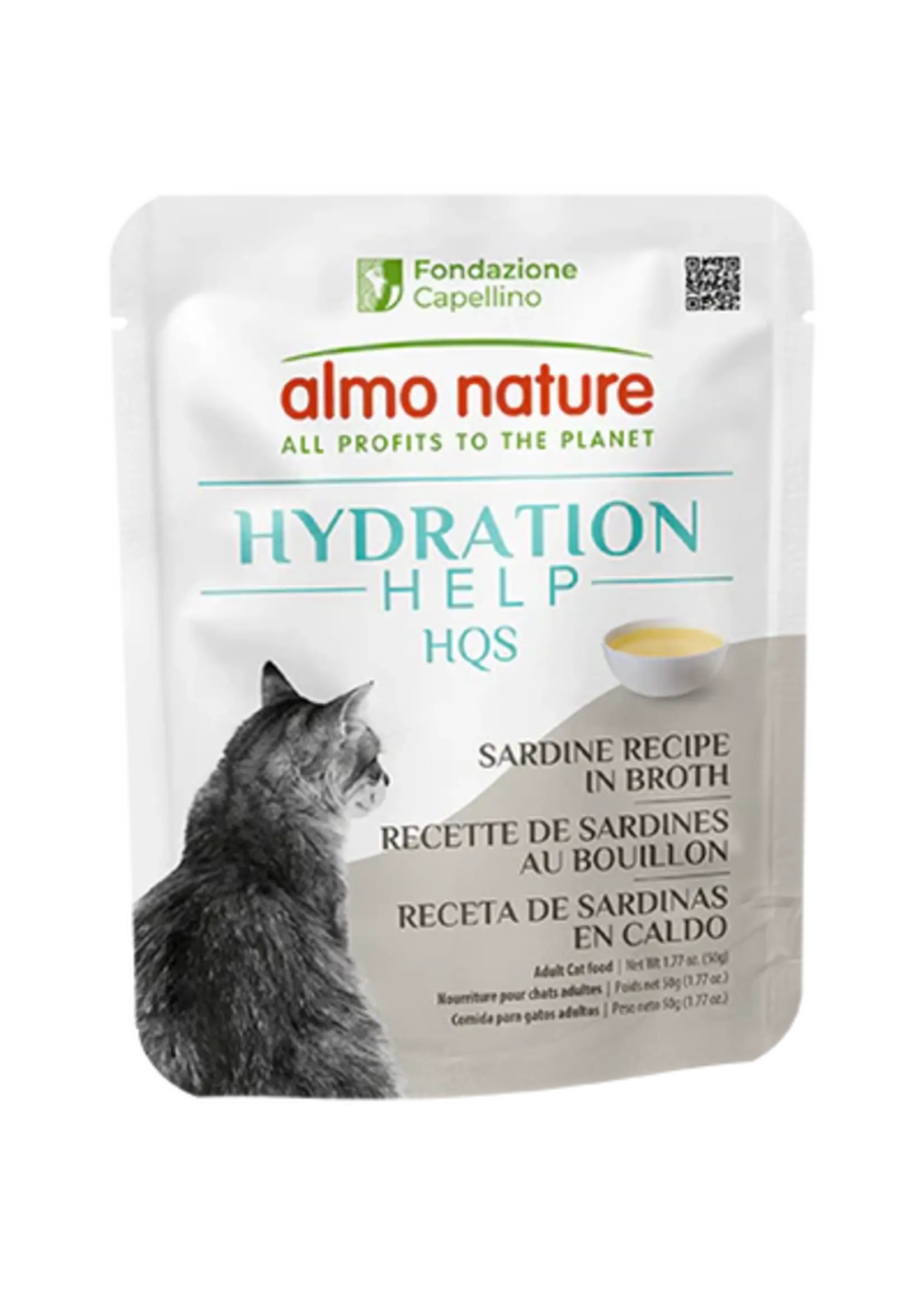 ALMO NATURE ALMO NATURE HQS HYDRATION HELP POUR CHAT 50G