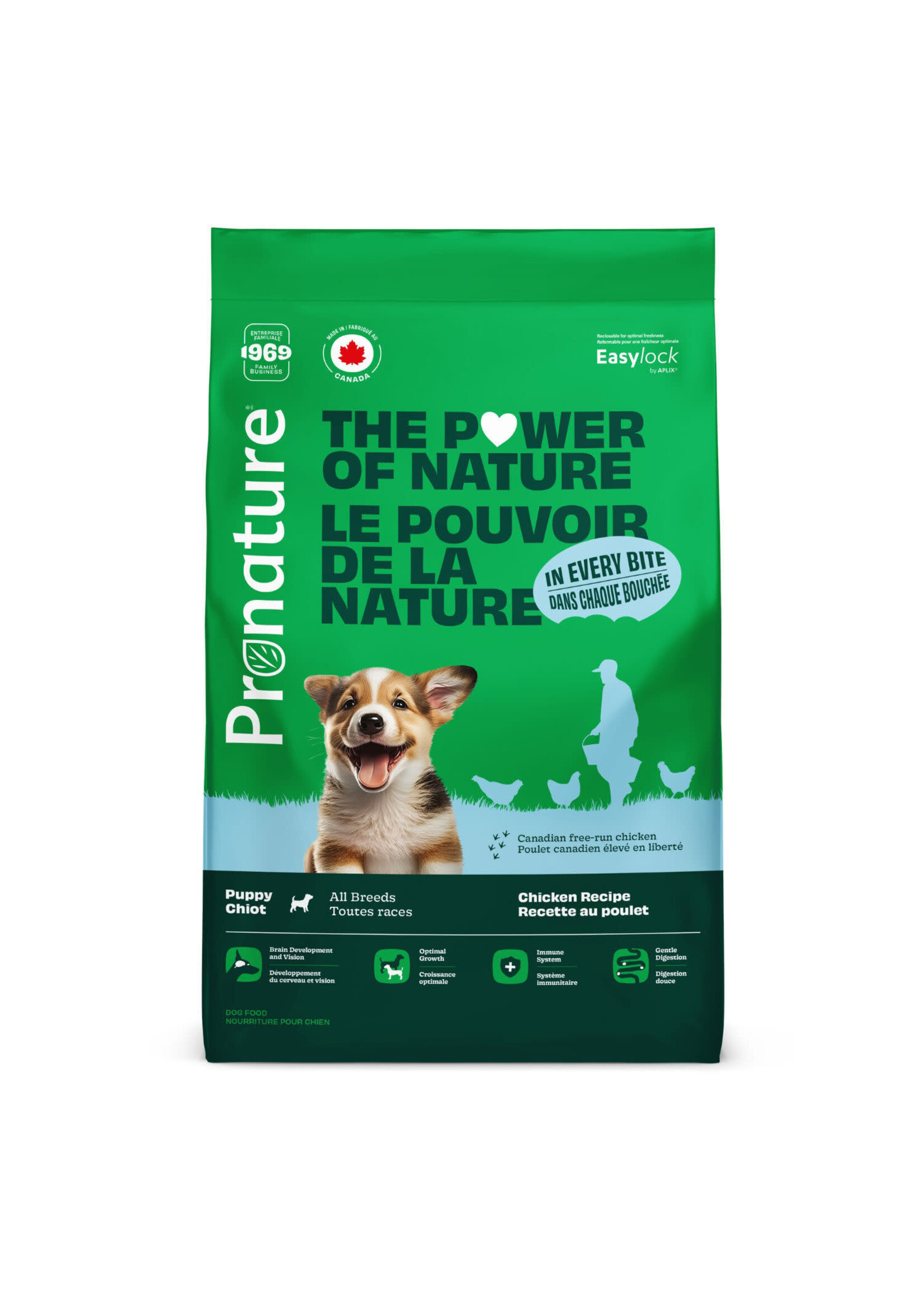 PRONATURE PRONATURE CHIOT TOUTES RACES AU POULET