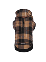 CANADA POOCH JACKET A CARREAU BRUN