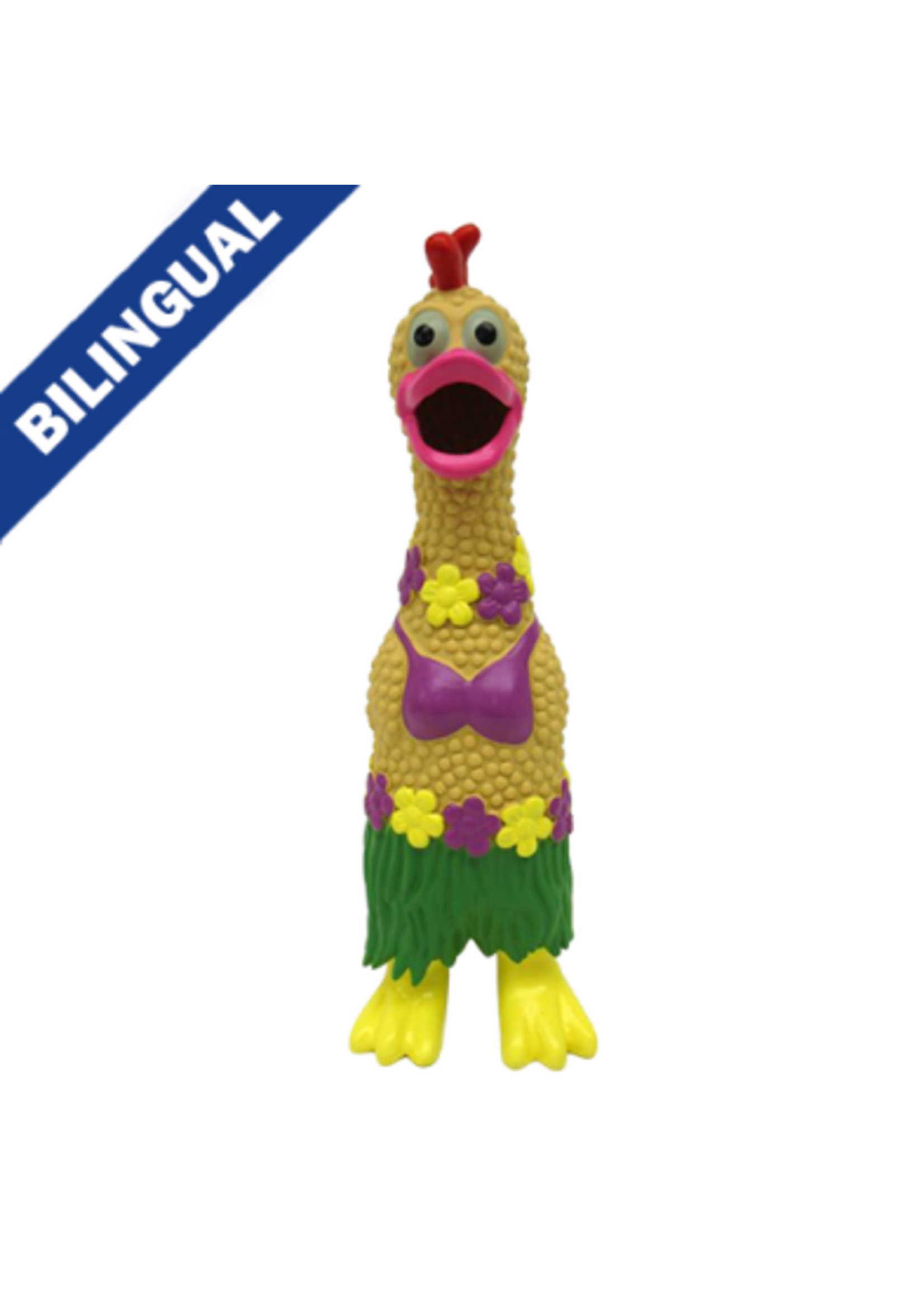 MULTIPET JOUET POUR CHIEN POULET LATEX HULU 11''